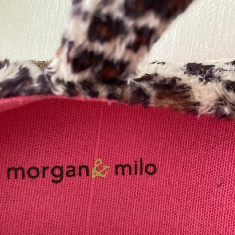 Morgan & Milo Girl's Leopard Mary Jane's in‎ Brown Tan Black Size 4.5